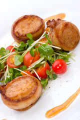Bacon-Wrapped Ginger Soy Scallops