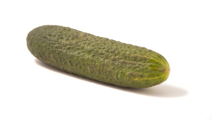 Cucumber isolated on white bacground.
