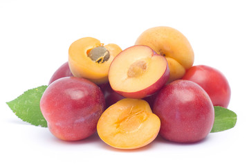 red plums