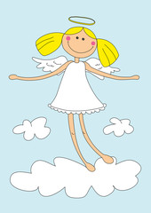 cute girl angel