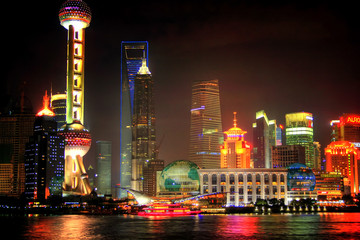 Naklejka premium Shanghai Skyline - China