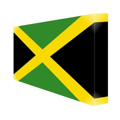 brique glassy avec drapeau jamaique jamaica
