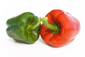 Paprika red and green