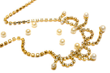 Fototapeta premium Gold necklace
