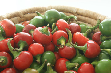 organic cherry paprika is a very hot spice