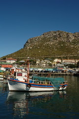 Fototapeta na wymiar Boats in harbor