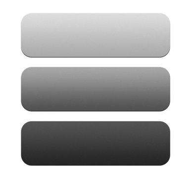 Alu-Buttons, Eloxiert