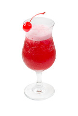 cerise cocktail isolated