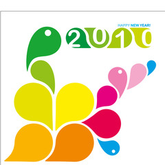 bonne année 2010 (gouttes)