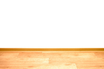 wall of room to add text with a wooden floor
