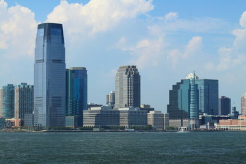 New Jersey skyline - obrazy, fototapety, plakaty