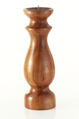 wooden candlestick