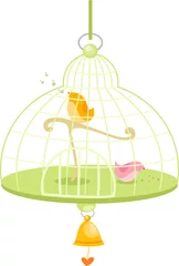 Photo sur Plexiglas Oiseaux en cages volière