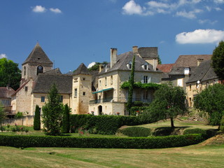 Fototapeta na wymiar Zamek w Saint Genies i