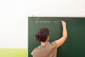 teacher on the blackboard © AlexandreNunes