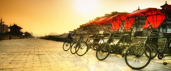  Xi& 39 an / China - Stadsmuur met fietsen © XtravaganT