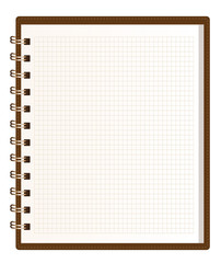 blank notebook page
