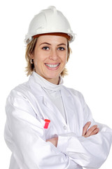 attractive lady architect