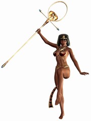 Queen of the Nil - Egyptian 3D Figure