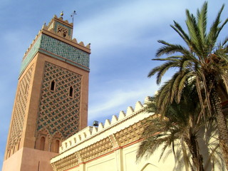 Fototapeta na wymiar Mosquée de Marrakech
