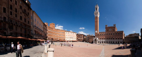 Panorama Siena Italien Toskana