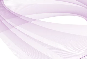 Crédence de cuisine en verre imprimé Vague abstraite Lignes violettes