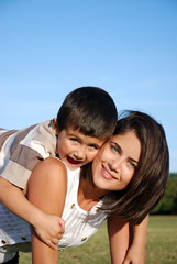 Fototapeta premium Happy family