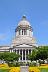 Fototapeta na wymiar Capitol w Olimpii, stan Washington, USA