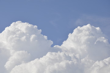 Naklejka na ściany i meble Chmura w kształcie klatki piersiowej