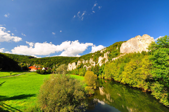 The Upper Danube Valley in Sigmaringen County