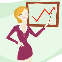 woman in business vector