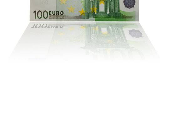100 Euro schein spiegelung