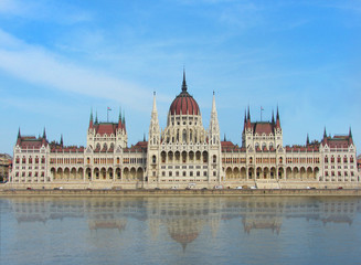 Obraz na płótnie Canvas Budapester Parlament
