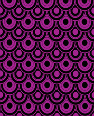 Ornament from circles of the different size