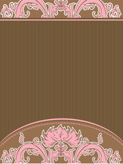 Floral banner, vector