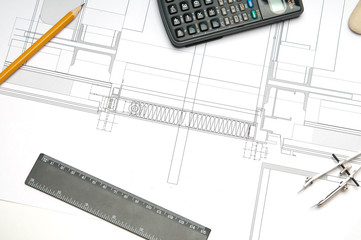Construction blueprint