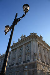 Fototapeta na wymiar Palacio Real - Königspalast in Madrid