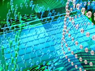 Abstract computer background