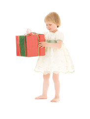 girl with gift box