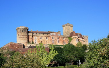 Fototapeta premium Chateau Castelnau Bretenoux, Lot, France
