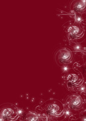 wirbelnde schneeflocken