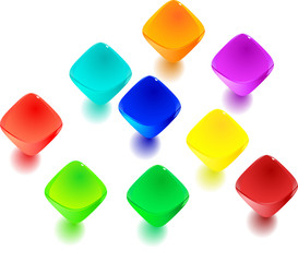 Web buttons. Vector Illustration