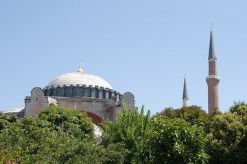 Obraz premium Haghia Sophia in Istanbul, Turkey