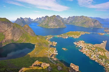  Scenic Reinefjord in lofoten © YellowSummer