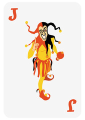 Joker (Harlequin). Personage of a face card