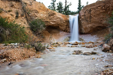 Desert Waterfall Bryce Canyon National Park Utah