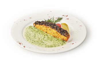 Fish with sauce