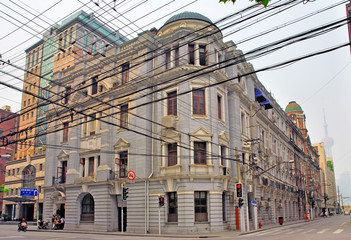 China, Shanghai old colonial building