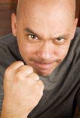 Fototapeta premium Man making a fist