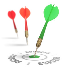 business or marketing success - successful challenge